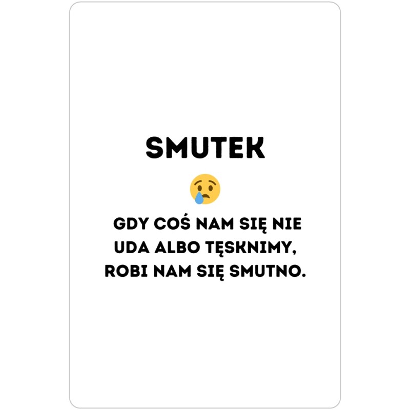 Emocje - smutek