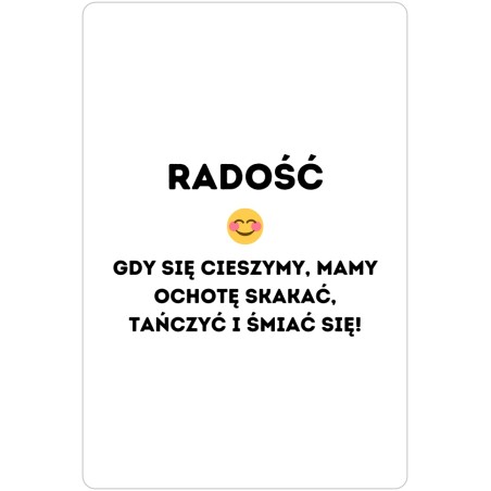 Emocje - radość