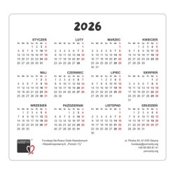 "Kot i Pies" - cegiełka - kalendarz biurkowy 2026